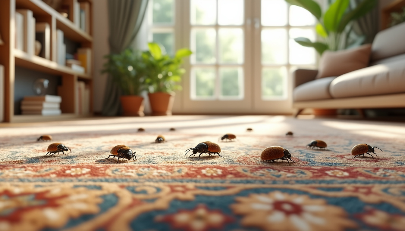découvrez comment reconnaître la présence des dermestes de tapis dans votre maison et apprenez les méthodes efficaces pour les éliminer durablement. protégez votre intérieur de ces insectes nuisibles grâce à nos conseils pratiques.
